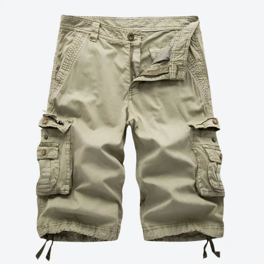 Utility Pocket Cargo Knee-Length Shorts