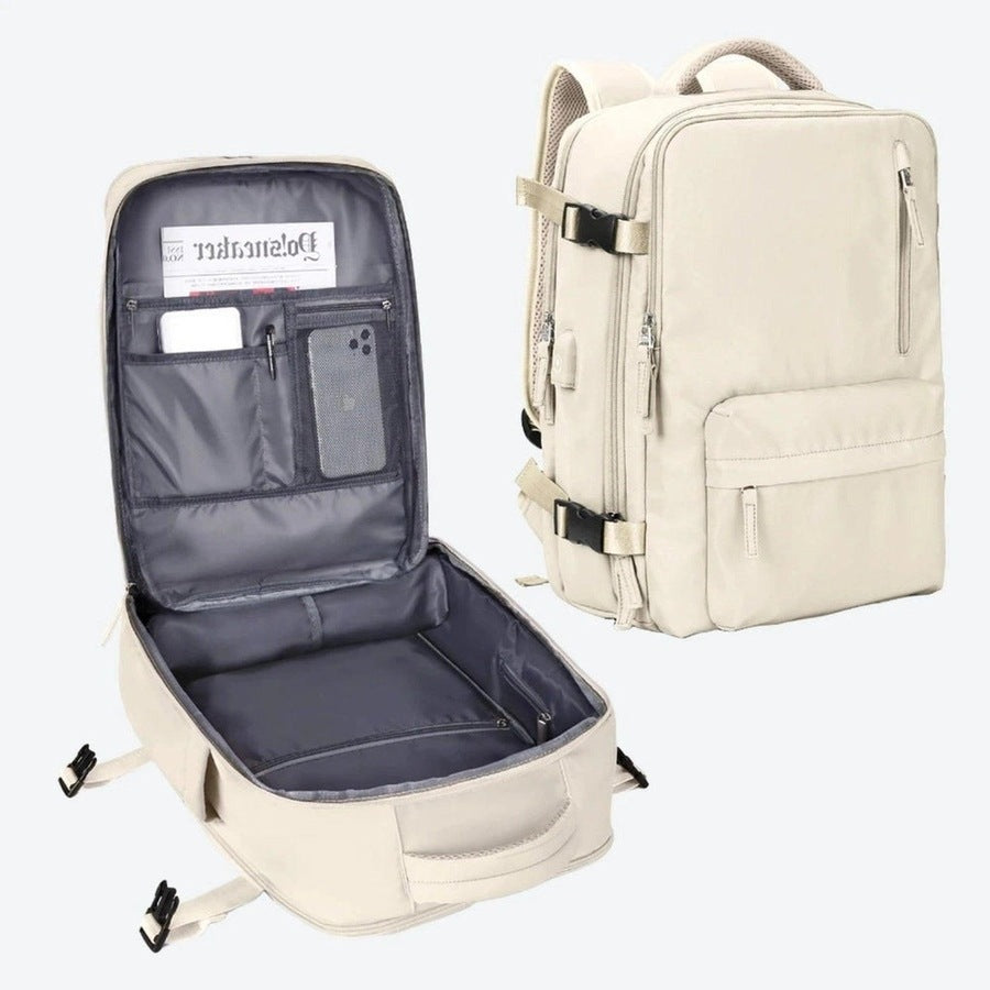 Versatile Expandable Multi-Compartment Backpacks