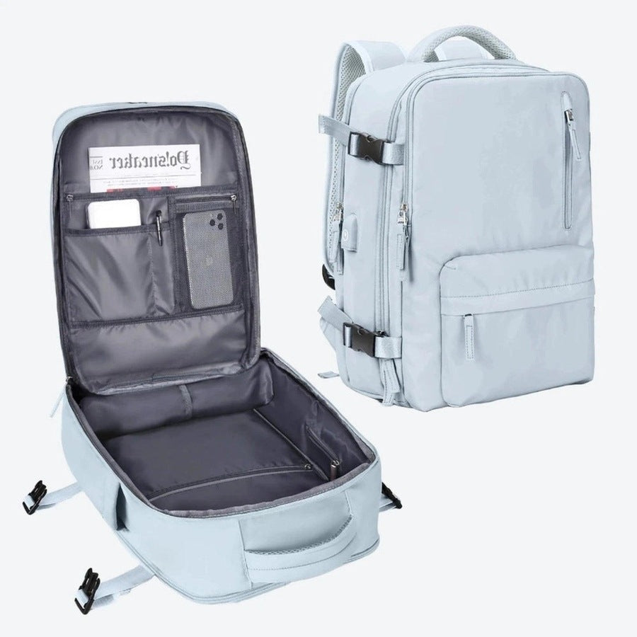 Versatile Expandable Multi-Compartment Backpacks