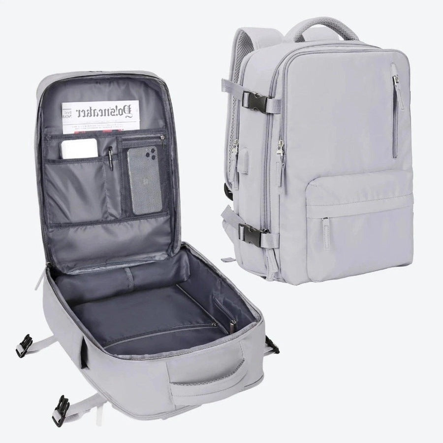 Versatile Expandable Multi-Compartment Backpacks