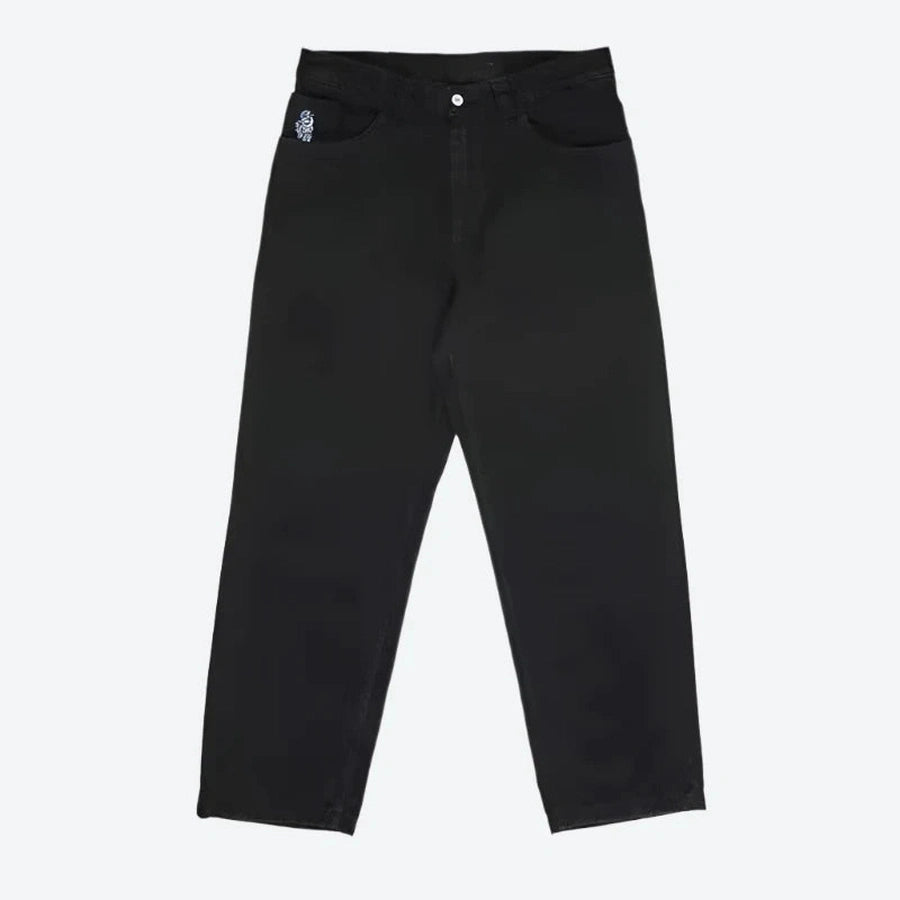 Vintage High-Waist Wide-Leg Denim Jeans
