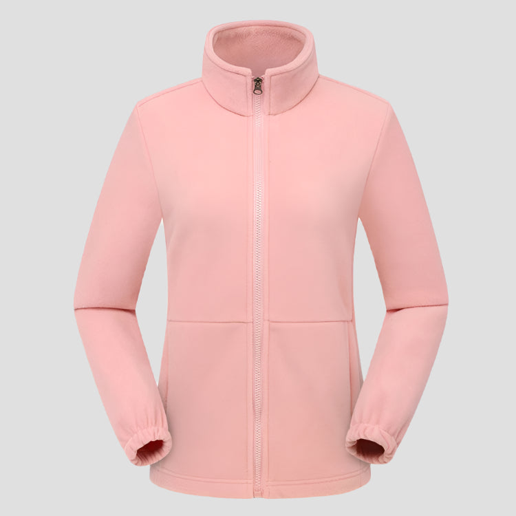Warm Full-Zip Lightweight Fleece Jackets