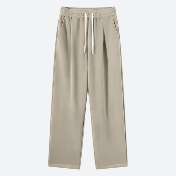 Wide-Leg Drawstring Lounge Pants