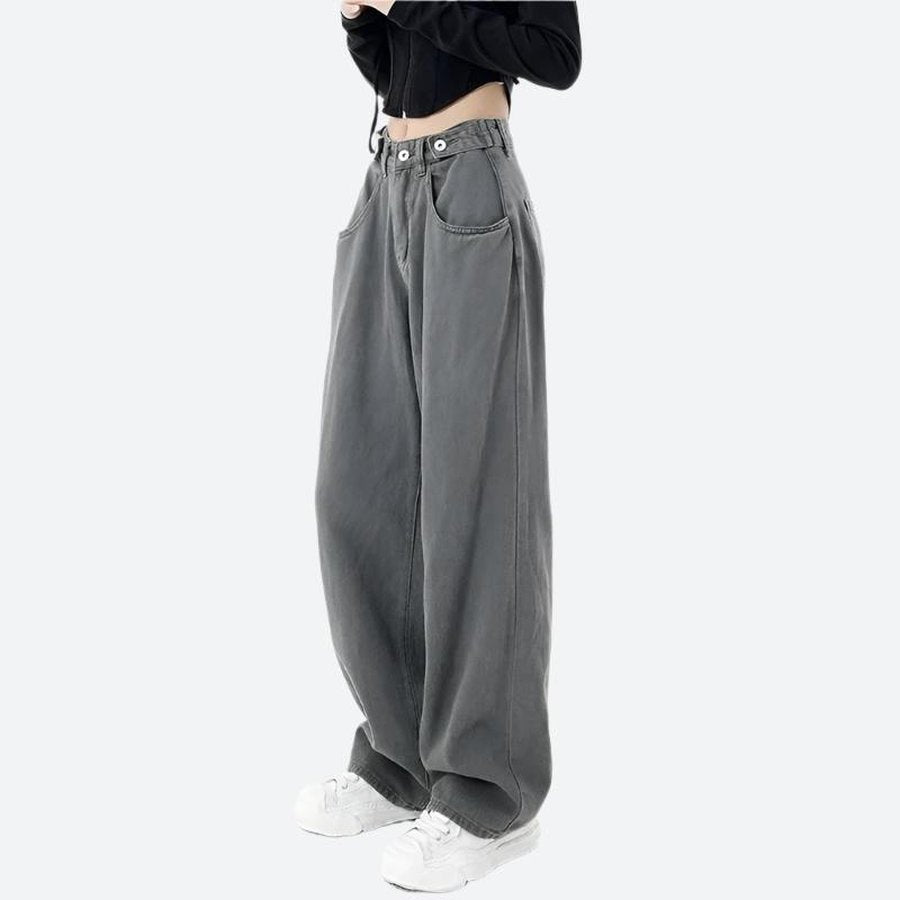 Wide Leg High Waist Casual Pants
