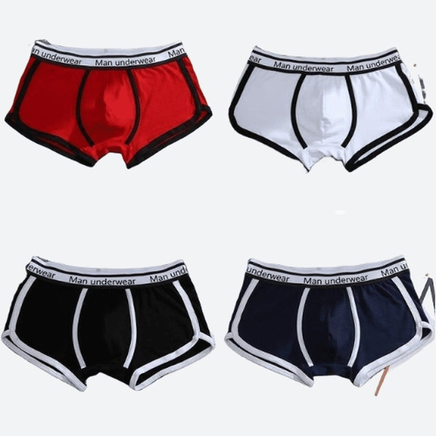 Comfortable Elastic Waist Cotton Boxer Briefs