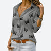 Loose Butterfly Printed Shirts