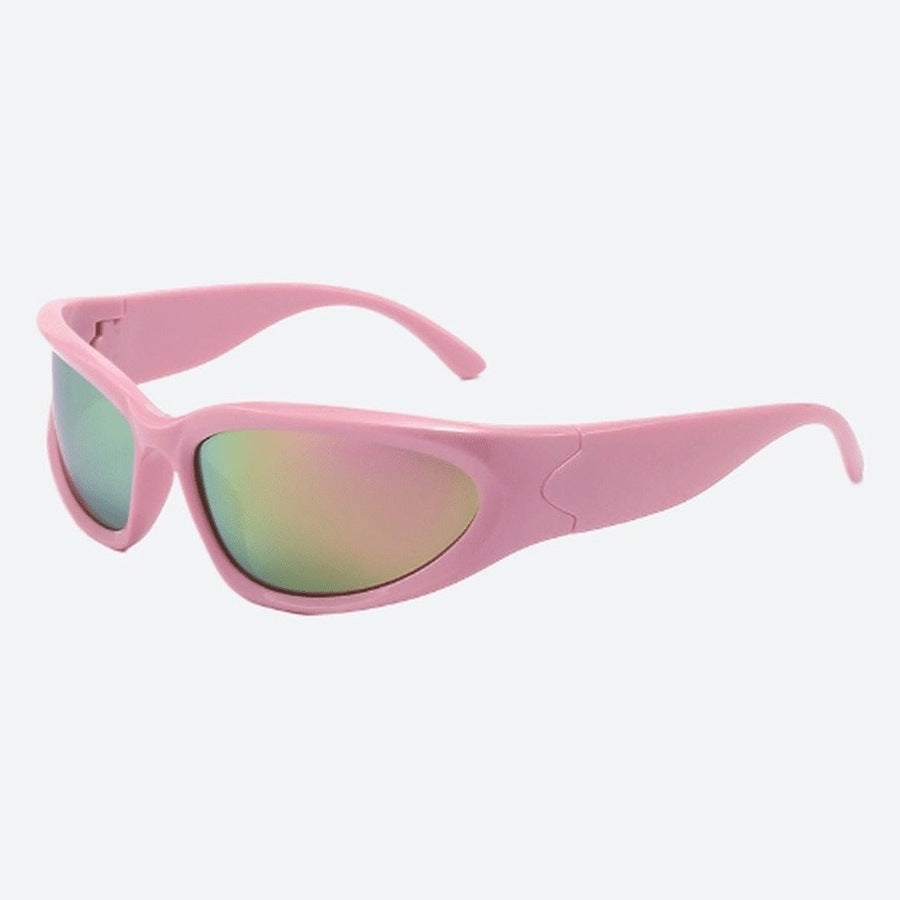 Polycarbonate Frame Sporty Sunglasses