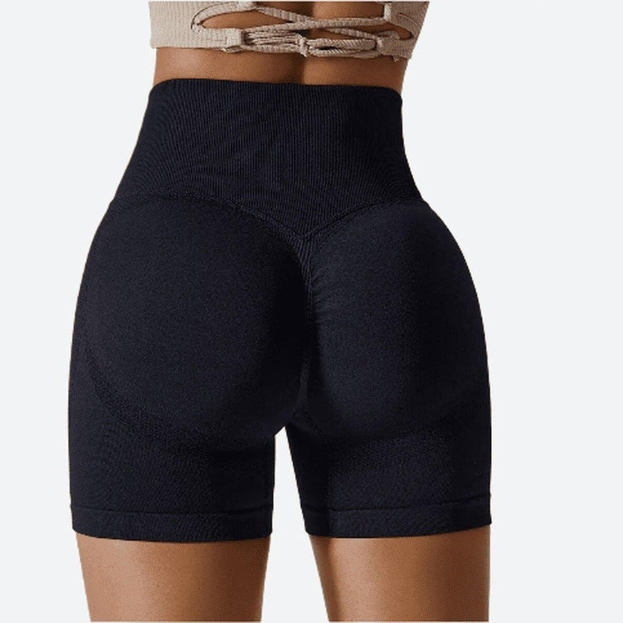 Seamless High-Waist Cycling Leggings Shorts