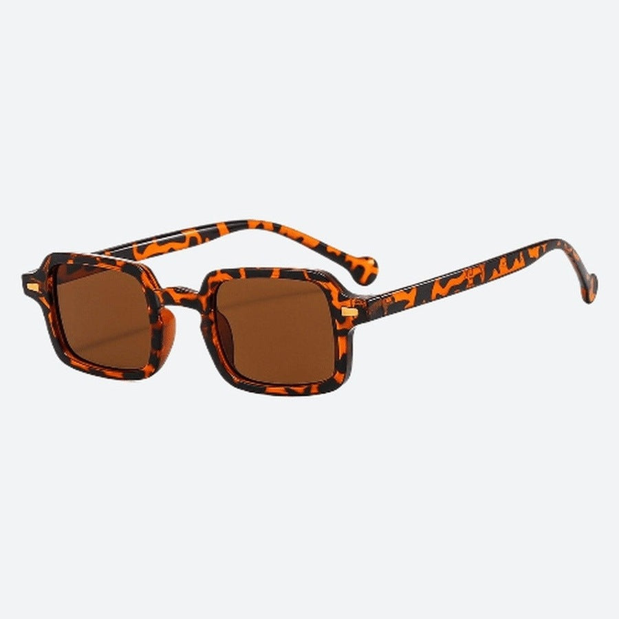 Square Plastic Lens Retro Sunglasses