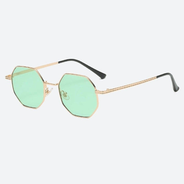 Trendy Geometric Octagon Frame Sunglasses